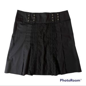 Philosophy di Alberta Ferretti Black Mini Skirt M